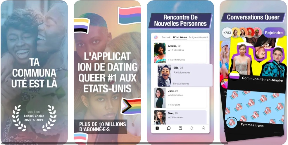 Inscription gratuite sur l'application de rencontre Her