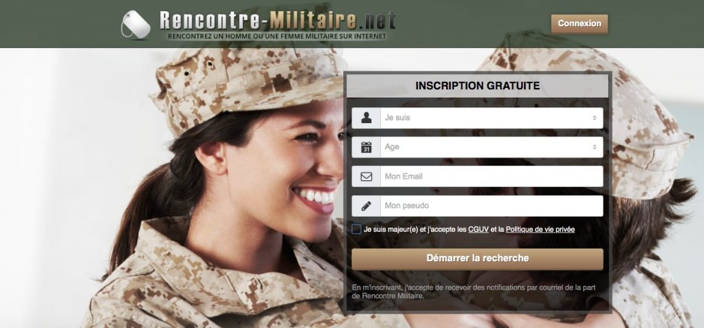 Inscription gratuite sur le site de rencontre Rencontre-Militaire.net