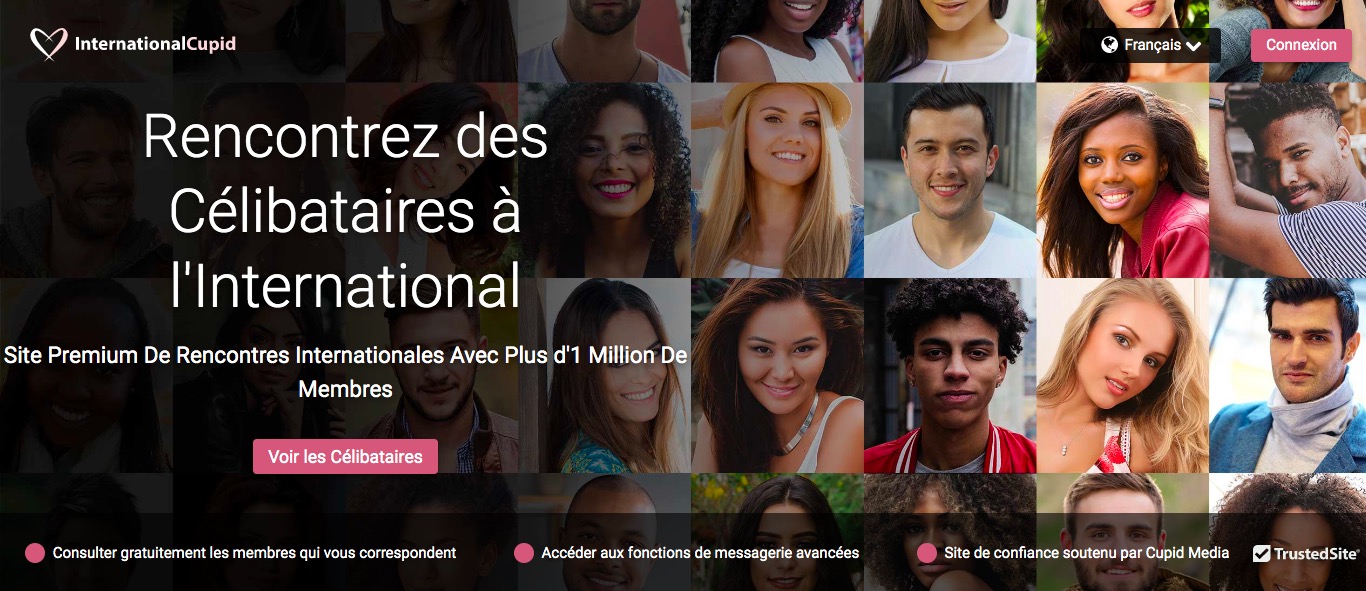 Inscription gratuite sur le site de rencontre InternationalCupid.com