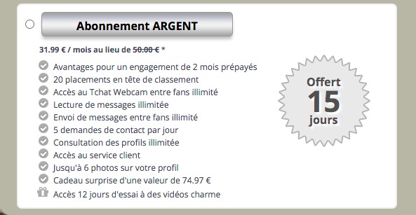 Tout savoir sur l'abonnement argent de Jacquie et Michel Black